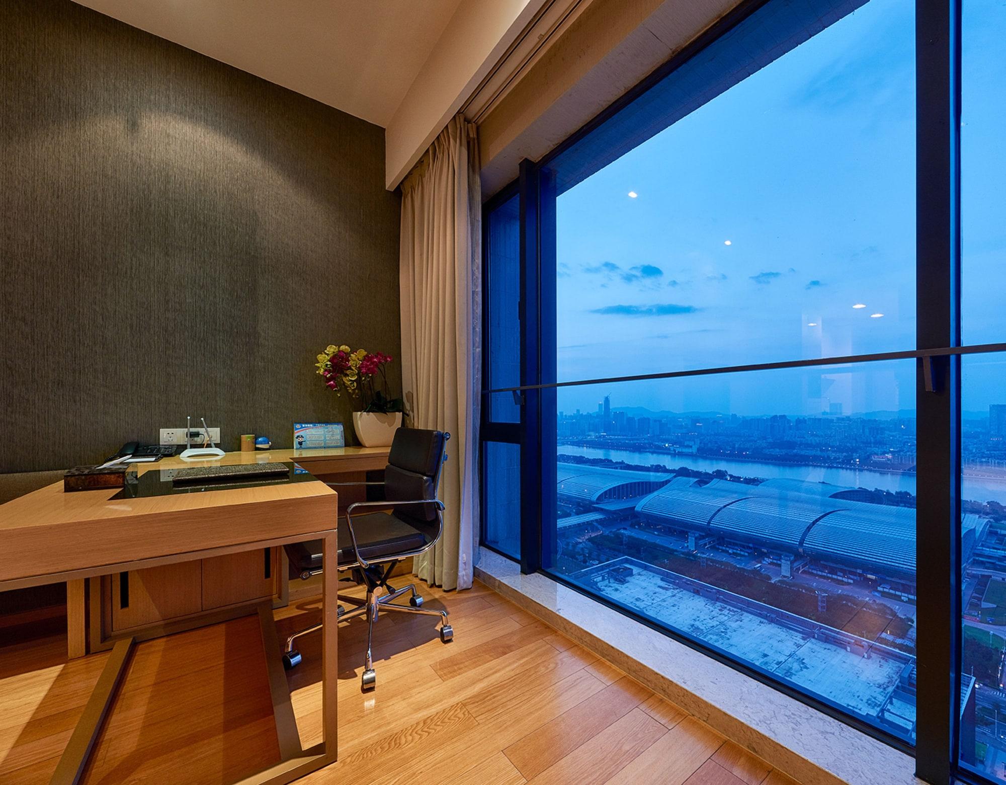 Guangzhou Heefun Apartment - Poly World Trading Center Shajing Zewnętrze zdjęcie
